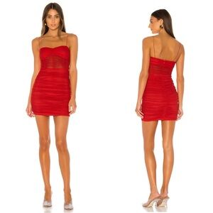 Superdown Kambella Runched Mini Dress Size Small